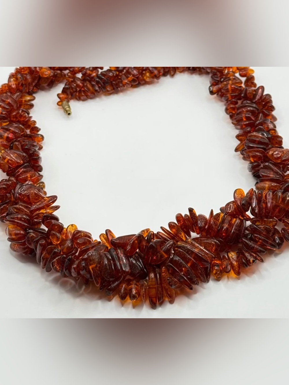 Antique Baltic Amber Necklace 21.5inch | 54.60cm | 74 grams - Picture 4 of 8